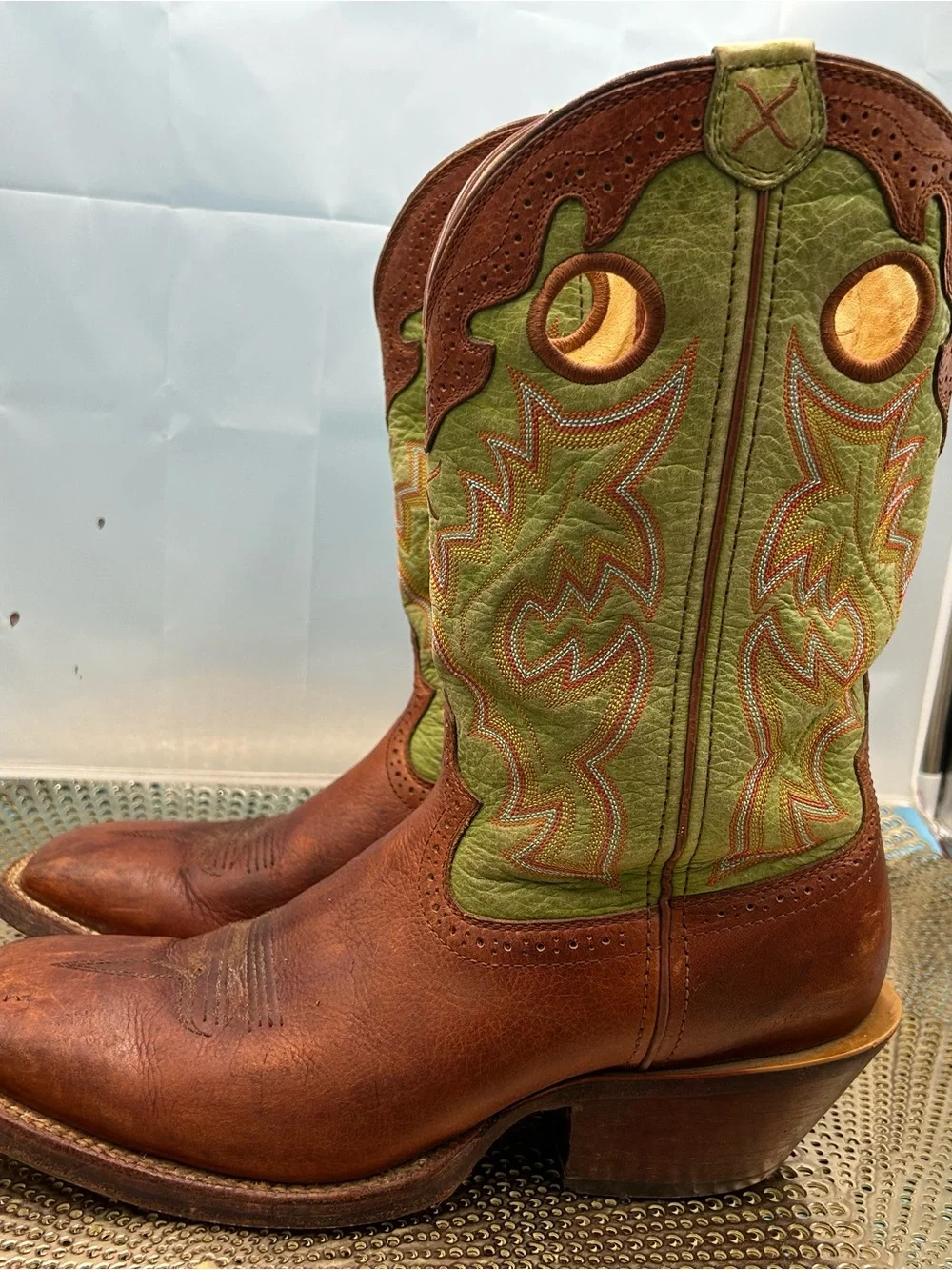 Twisted X men 11 flame stitch cowboy boots